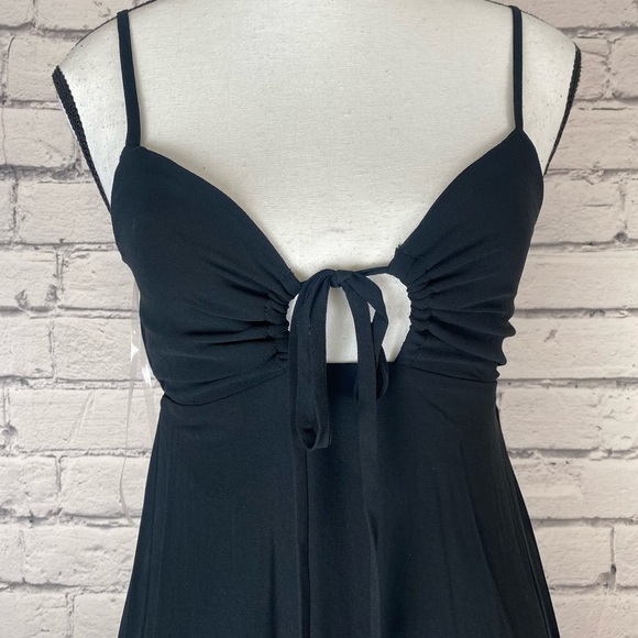 Wild Fable Boho Black Hi Lo Maxi Dress Beach Dress size XS/S NWT - Picture 3 of 15